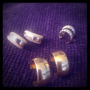 Gold Plated Loop earrings